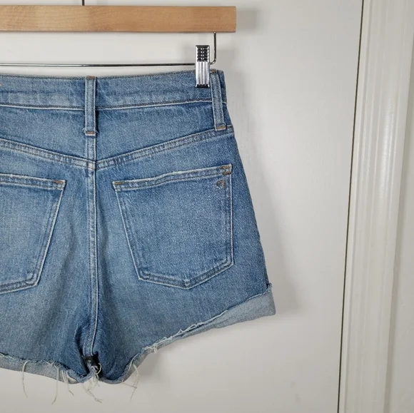 Madewell The High-Rise Denim Shorts Madewell Shorts Size 25 - Picture 8 of 9